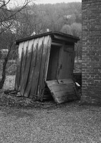 Volker Döhne  
From the series: Stille Orte, 1976  
Silver gelatin print on baryt paper  
18 × 24 cm  
© Volker Döhne  
Courtesy the artist
