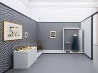 Installation shot "Tailored for Freedom. The Artistic Dress around 1900 in Fashion, Art and Society", Kunstmuseen Krefeld, Kaiser Wilhelm Museum, 
October 12, 2018 - Februar 24, 2019  
Photo: Dirk Rose