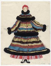 Maximilian Snischek  
Design for a coat, 1914  
Pencil and watercolor on paper, 38.3 × 30.2 cm
MAK – Österreichisches Museum für angewandte Kunst / Gegenwartskunst  
Photo: MAK