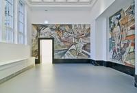 Kaiser Wilhelm Museum, 2. Ausstellungsetage 
Wandgemälde von Johann Thorn Prikker (1868-1932),   „Lebensalter“, 1923 , Foto: Volker Döhne