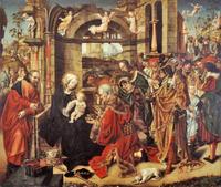 Aertgen van Leyden, Anbetung der Hl. drei Könige, 1536, Foto: Volker Döhne