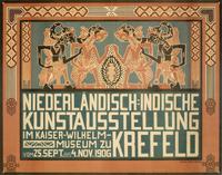 Johan Thorn Prikker, Plakat zur Niederländisch-indischen Kunstausstellung, 1906, Foto: Volker Döhne
