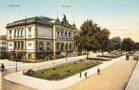 Kaiser Wilhelm Museum, Süd-Ost-Seite, Postkarte, ca. 1897, Archiv Kunstmuseen Krefeld