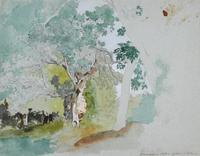 Adolf Höninghaus (1810–1882)
Untitled, 1844–1848
Pencil, watercolor on paper
34,5 × 44 cm
Inv. Nr. GS 2016/11.961
Coll. Kunstmuseen Krefeld
Photo: V. Döhne, Kunstmuseen Krefeld