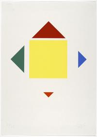 Max Bill
Nucleo giallo - Gelber Kern, 1964
Siebdruck auf Karton, 70 × 50 cm    
Kunstmuseen Krefeld
© VG Bild-Kunst, Bonn 2019