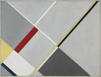 Friedrich Vordemberge-Gildewart 
Komposition No. 28, 1927
Öl auf Leinwand, 60 × 80 cm              
Kunstmuseen Krefeld