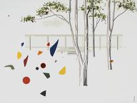 Blaise Drummond 
At Home in the New World, 2010
Öl und Collage auf Leinwand, 162 × 213 cm 
Kunstmuseen Krefeld
© VG Bild-Kunst, Bonn 2019