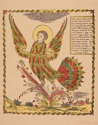 Anonym  
Lubok. Vogel Sirin, Ende 19. Jh.  
Staatliche Tretjakow-Galerie, Moskau