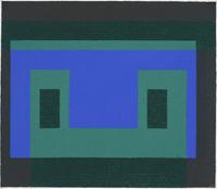 Josef Albers  
Variant/Adobe, Blue Front, 1957  
Josef Albers Museum Quadrat Bottrop  
© The Josef and Anni Albers Foundation/VG Bild-Kunst, Bonn 2019