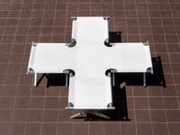 Didier Fiúza Faustino  
Rest in Piece, 2019  
Ausstellungsansicht Anders Wohnen, Haus Lange Terrasse, Krefeld 2019  
© VG Bild-Kunst, Bonn 2020, Foto: Dirk Rose