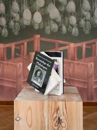 Slavs and Tatars  
Kitab Kebab (Modern Male Messiah), 2019  
Ausstellungsansicht Anders Wohnen, Haus Esters, Krefeld 2019  
© Slavs and Tatars, Foto: Dirk Rose