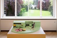 Andreas Schmitten  
Fragile Konstruktion (AS/S190), 2019  
Exhibition view, Alternatives for Living, Haus Lange, Krefeld 2019  
© Andreas Schmitten, Photo: Dirk Rose