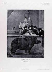 Verlag W. Spemann  
Pietro Longhi, Das Rhinozeros  
aus: Lehr- und Vorbildersammlung, Kunstmuseen Krefeld
