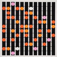 Sarah Morris, Deviancy is the Essence [Sound Graph], 2023,  
Five color silkscreen on paper, printed on 400g/m Hahnemühle by Graffiti Siebdruck, Reutlingen,  
42 × 42 cm  
Exclusive edition for the Kunstmuseen Krefeld  
Edition 40 (8 AP), Signed on the front  
1.250 Euro  
photo: Dirk Rose