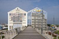 Außenansicht des FRAC Grand Large in Dunkerque, Frankreich,
Foto: Martin Argyroglo