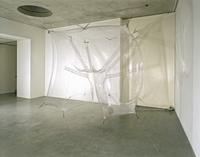 Walter Pichler, Pneumatic Room (Prototype 5), 1966  
Sculpture PVC foil, PVC rings, suspension with steel cables and tension springs, pneumatic, electric blower, overall dimensions: 200 × 200 x 200 cm Reconstruction  
Generali Foundation with Walter Pichler, 2007  
Generali Foundation Collection - on permanent loan to the Museum der Moderne Salzburg  
Photo: Werner Kaligofsky, Bildrecht 2024