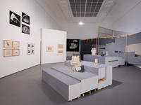 Visionary Spaces. Walter Pichler Meets Frederick Kiesler in a Display by raumlaborberlin
Installation view at KWM, 2024
Photo: Dirk Rose