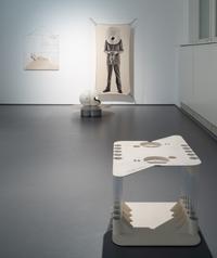 Visionary Spaces. Walter Pichler Meets Frederick Kiesler in a Display by raumlaborberlin
Installation view at KWM, 2024
Photo: Dirk Rose