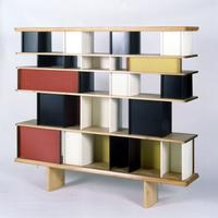 Charlotte Perriand, Bibliothèque Mexique, 1952   
Bookshelf, 161 × 183 x 30,5 cm  
 © Archives Charlotte Perriand (AChP) / VG Bild-Kunst, Bonn, 2025 