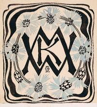 Otto Eckmann  
Erstes Logo des Kaiser Wilhelm Museums, 1897