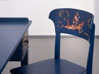 Helmuth Macke, Das Blaue Zimmer, 1925, erworben mit Unterstützung des Ministeriums für Kultur und Wissenschaft des Landes Nordrhein-Westfalen und der Kulturstiftung der Länder, Sammlung Freunde der Kunstmuseen Krefeld e.V.  
Installationsansicht Kunstmuseen Krefeld, Kaiser Wilhelm Museum 2022 © Foto: Dirk Rose