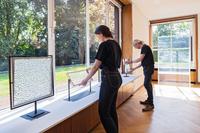 Ausstellungsansicht Adolf Luther Interaktive Erfahrungsräume, HLHE Dialog, 2022  
Kunstmuseen Krefeld  
© VG Bild-Kunst, Bonn 2022 / Foto: Andreas Bischof