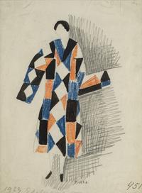 Sonia Delaunay, Entwurf für einen Mantel, 1923, Galerie Zlotowski, Paris, ©Pracusa S.A.