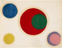 Sonia Delaunay, Farbstudie, undatiert, Kunstmuseen Krefeld, ©Pracusa S.A.