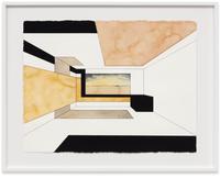 Andrea Zittel, Panels and Portals #2, 2020  
Watercolour, gouache, paper  
© Andrea Zittel, Courtesy the artist and Sprüth Magers, photo: Timo Ohler