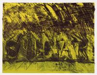 Bruce Nauman  
Sugar/Ragus, 1973  
Lithografie und Siebdruck, 70,5 × 91,2 cm  
Erworben 1998  
FK 74  
© VG Bild-Kunst, Bonn  
Foto: Kunstmuseen Krefeld / Volker Döhne